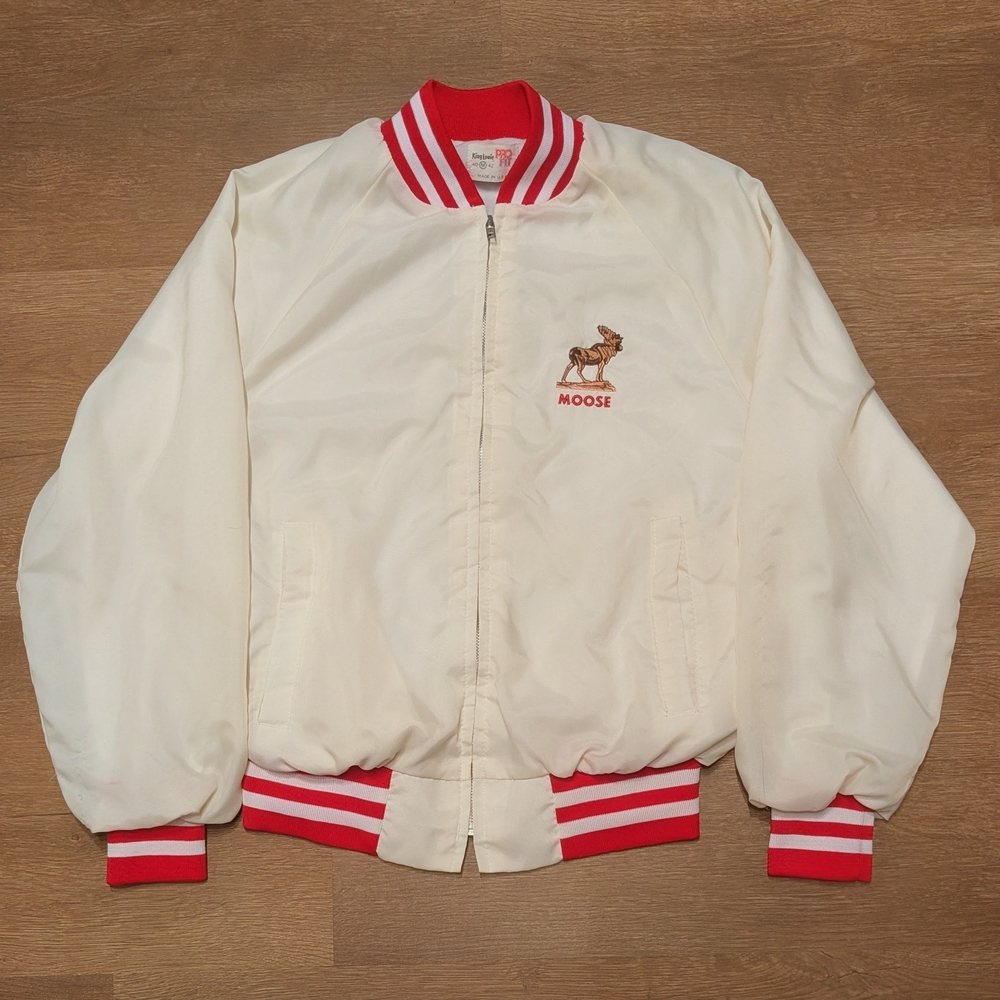 Vintage Letterman Varsity Jacket 80s 90s VTG Size M USA Made NM University CCM